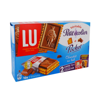 Lu Petit Ecolier Pocket Milk 250g Lu